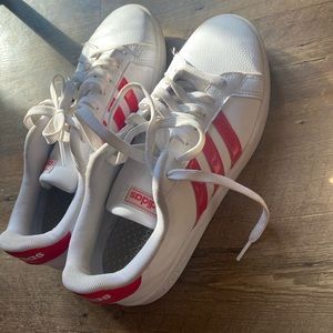 Red Adidas Superstars